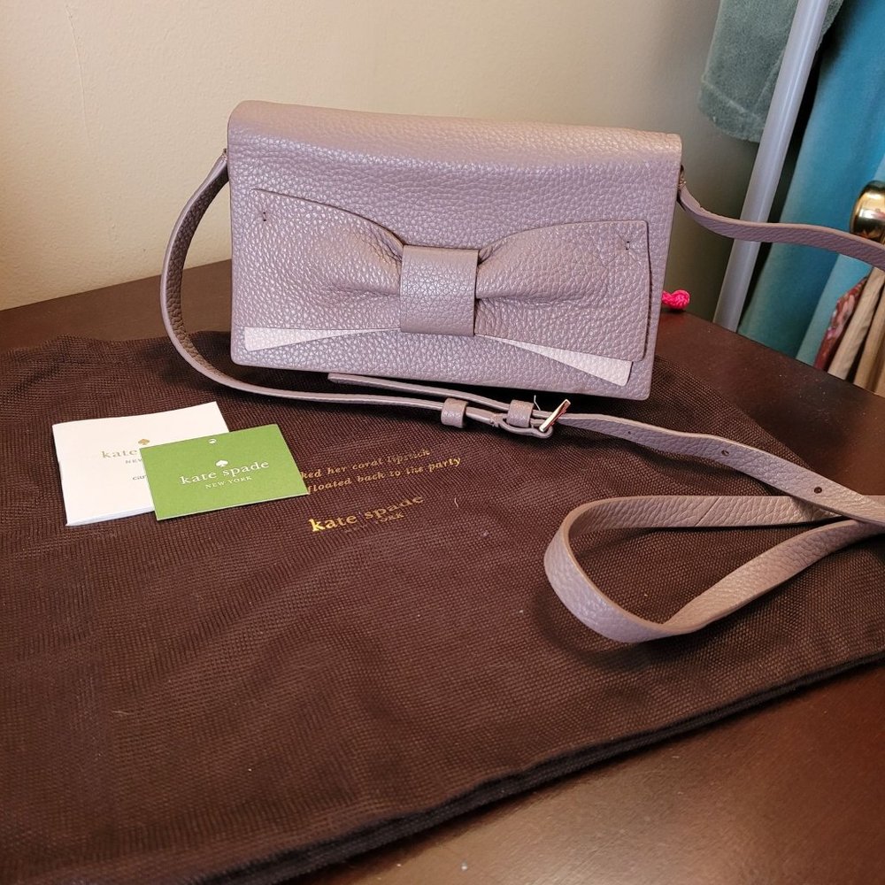 Kate Spade - Pink Bow Crossover Body Purse - NEW